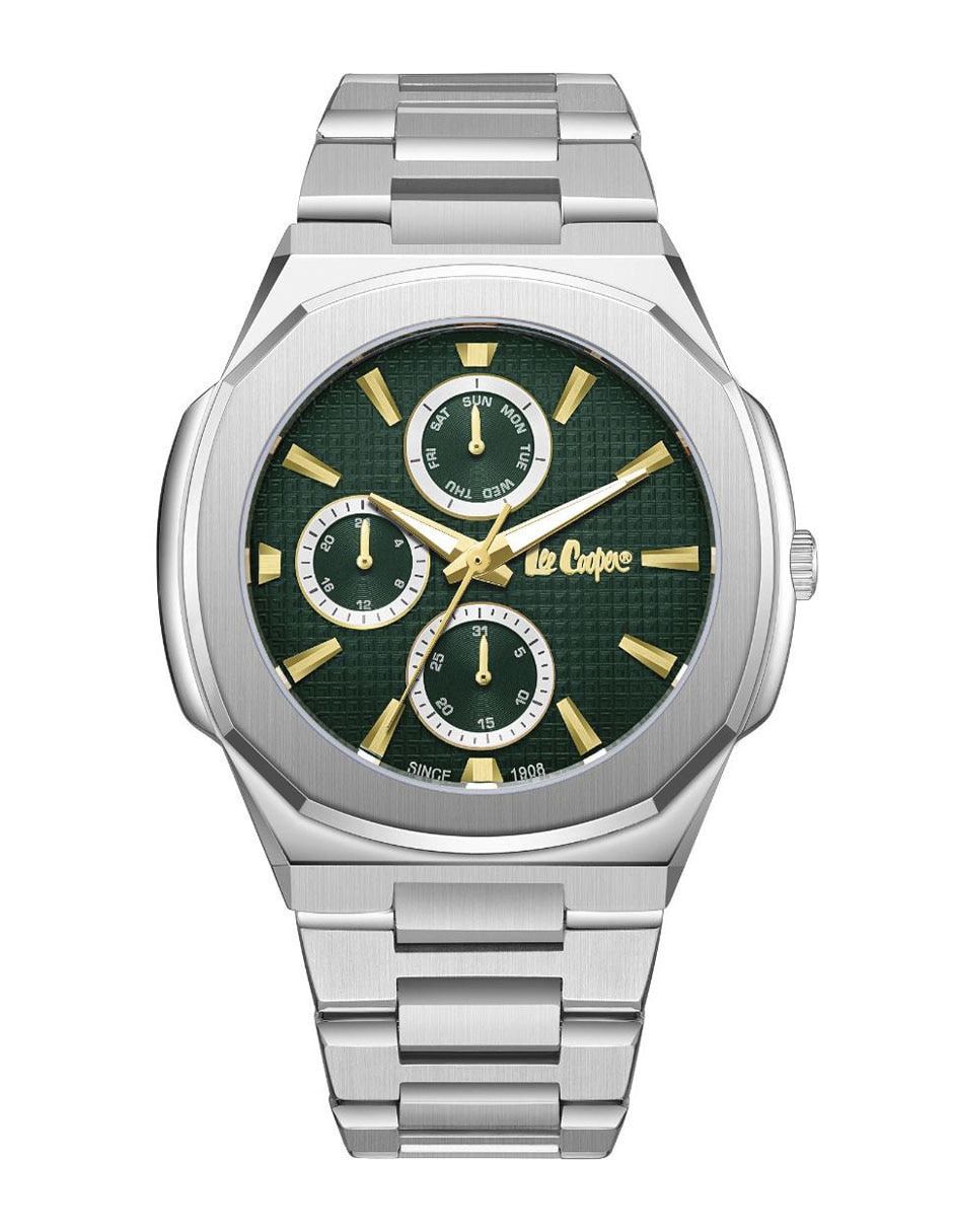 Reloj lee cooper silver collection para hombre lc08047.370