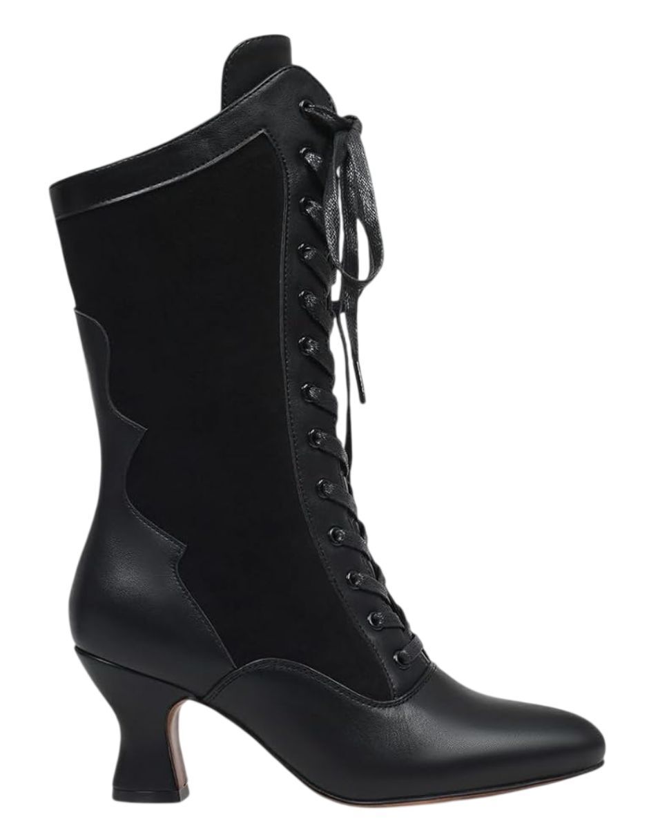 Bota media pierna gwin para mujer