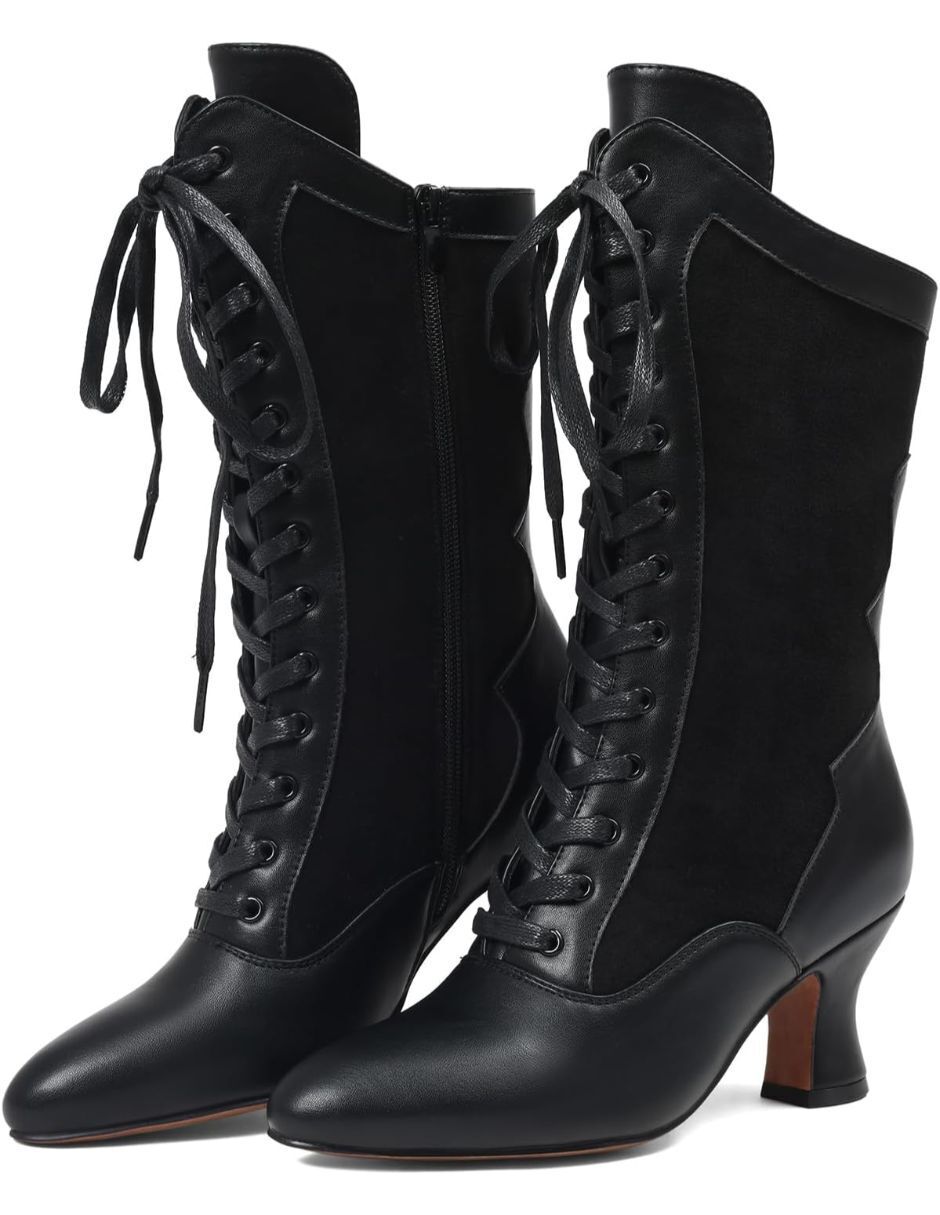 Bota media pierna gwin para mujer