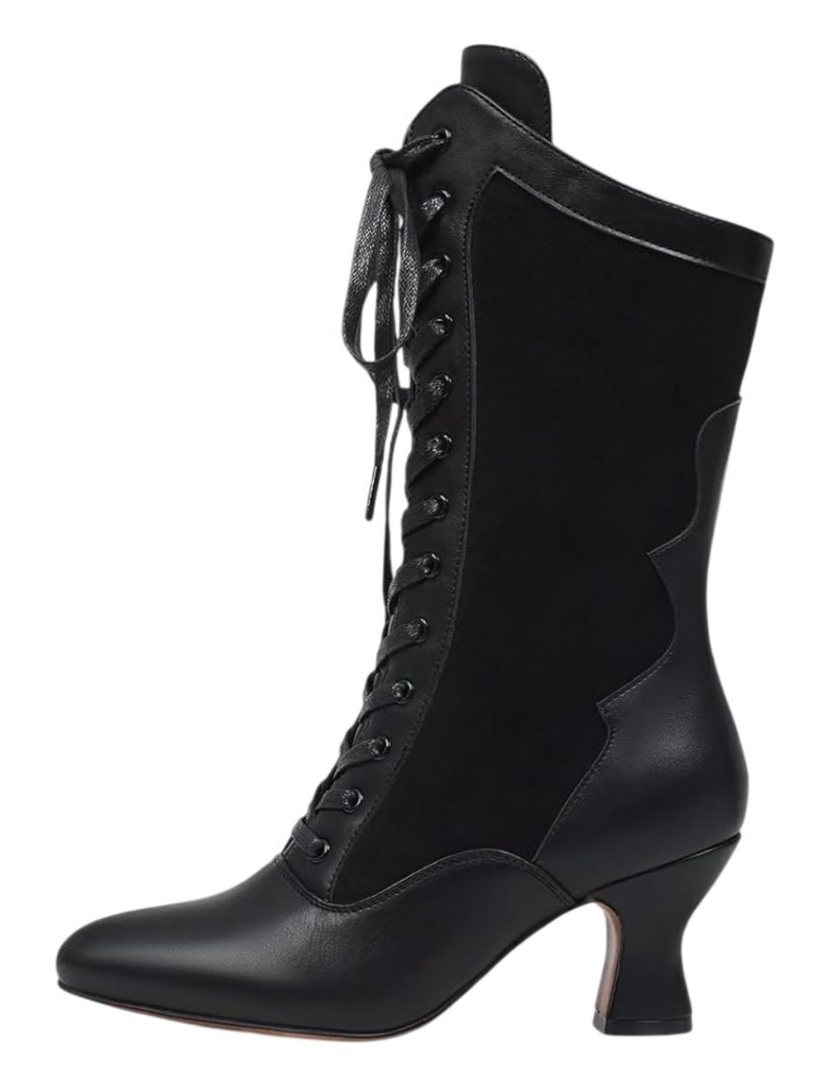 Bota media pierna gwin para mujer