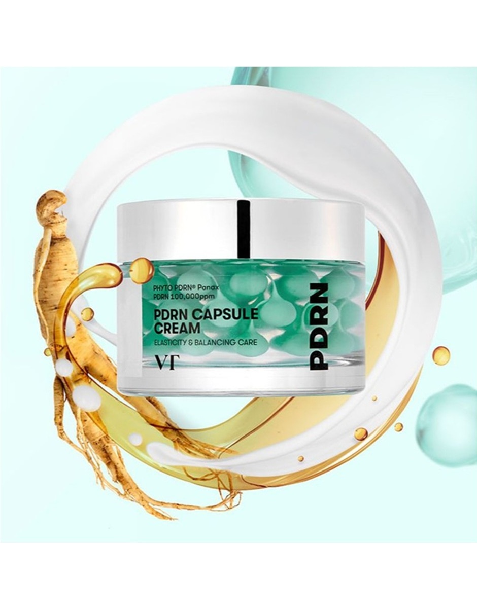 Set crema para facial recomendada para prevenir signos de la edad de noche vt cosmetics pdrn capsule para piel todo tipo piel