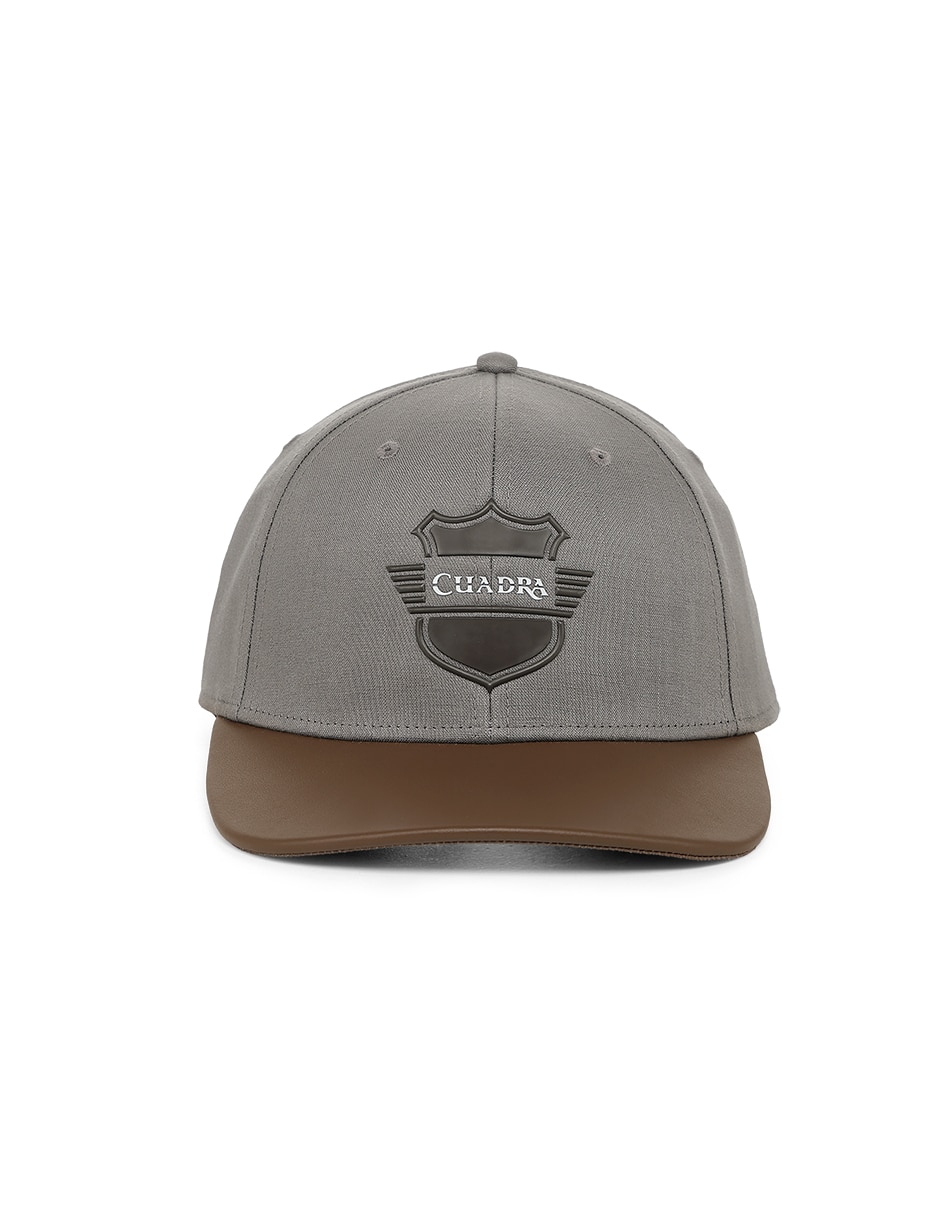 Gorra con visera curva cuadra para hombre