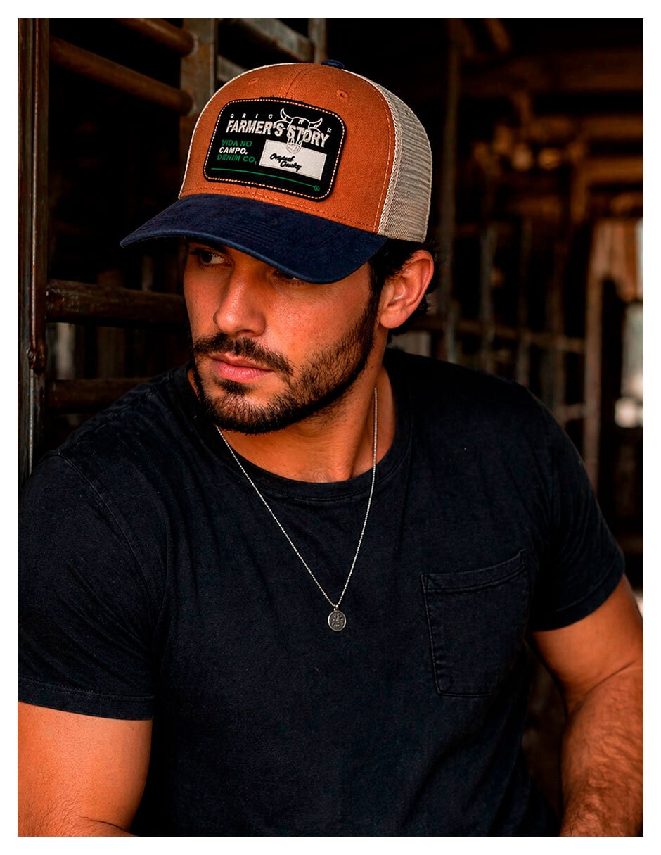 Gorra visera curva snapback knite para hombre