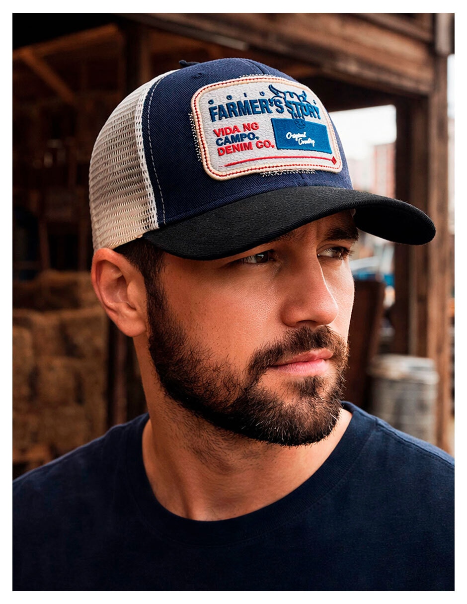 Gorra visera curva snapback casual para hombre 4