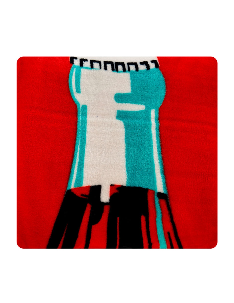 Cobertor coca-cola providencia frazada siempre estampado logo