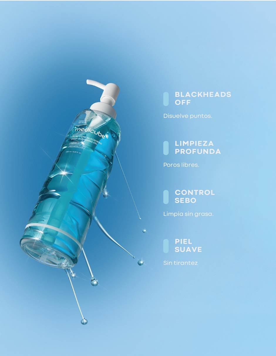 Tratamiento hidratante limpieza profunda de poros medicube medicube medicube