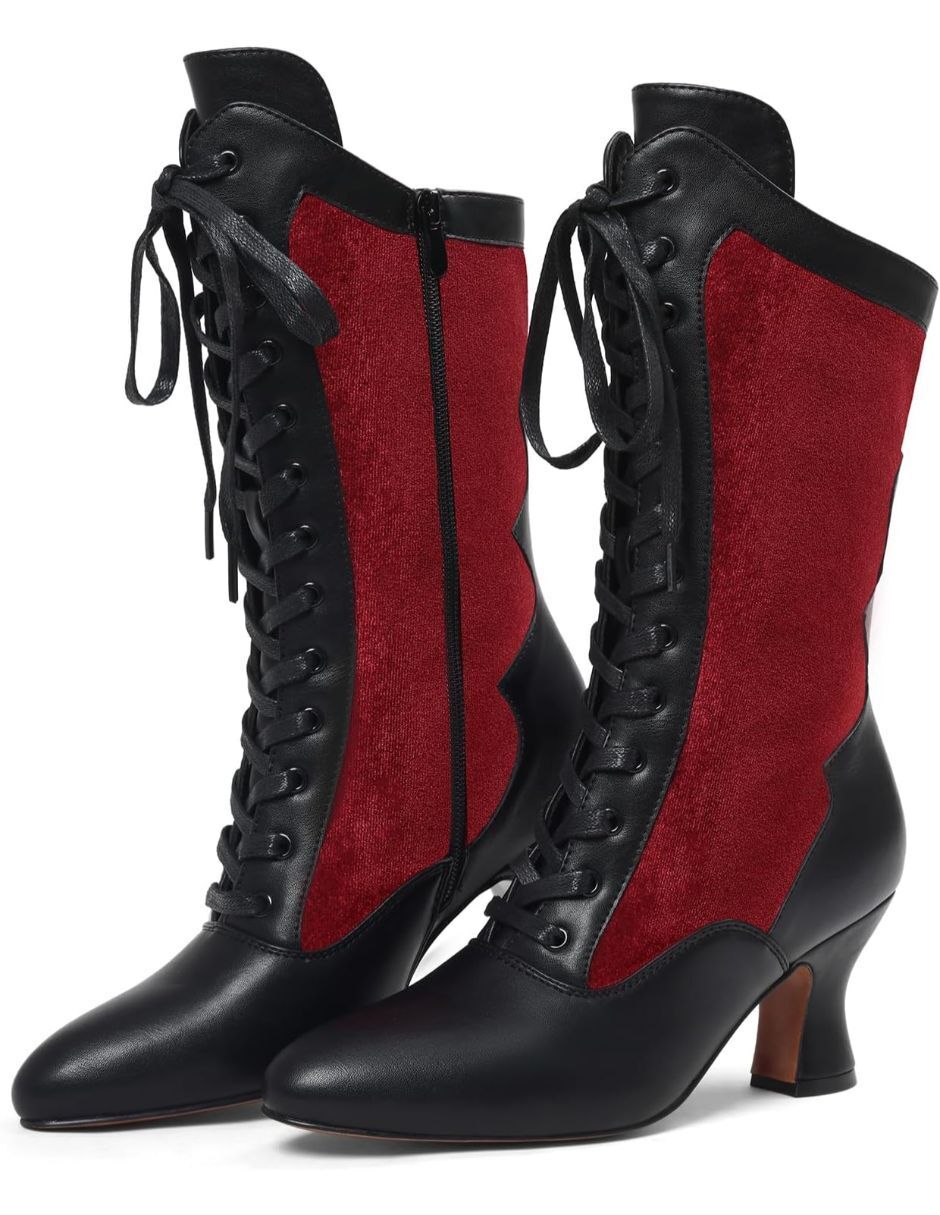 Bota media pierna gwin para mujer