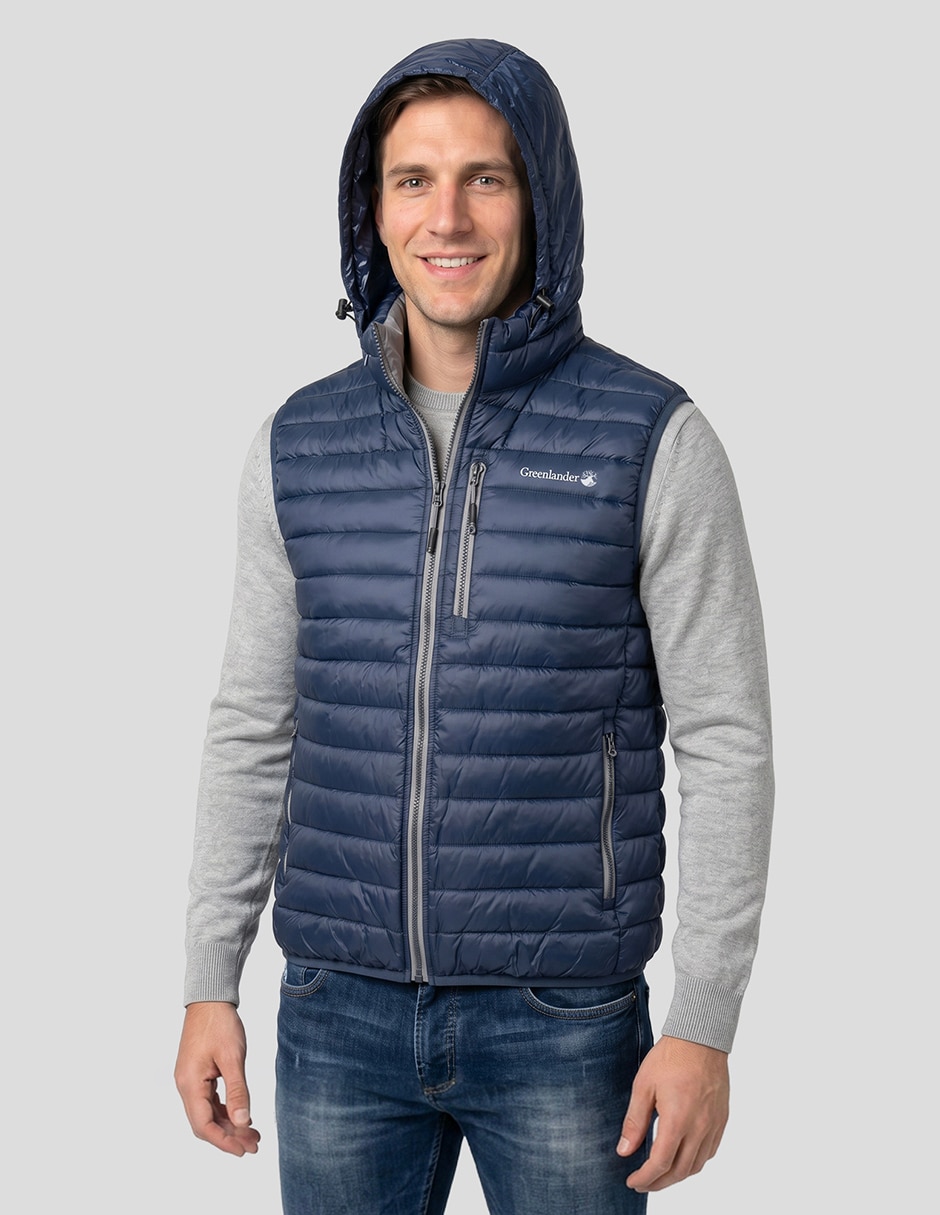 Chaleco greenlanderpoliéster capitonado para hombre 4