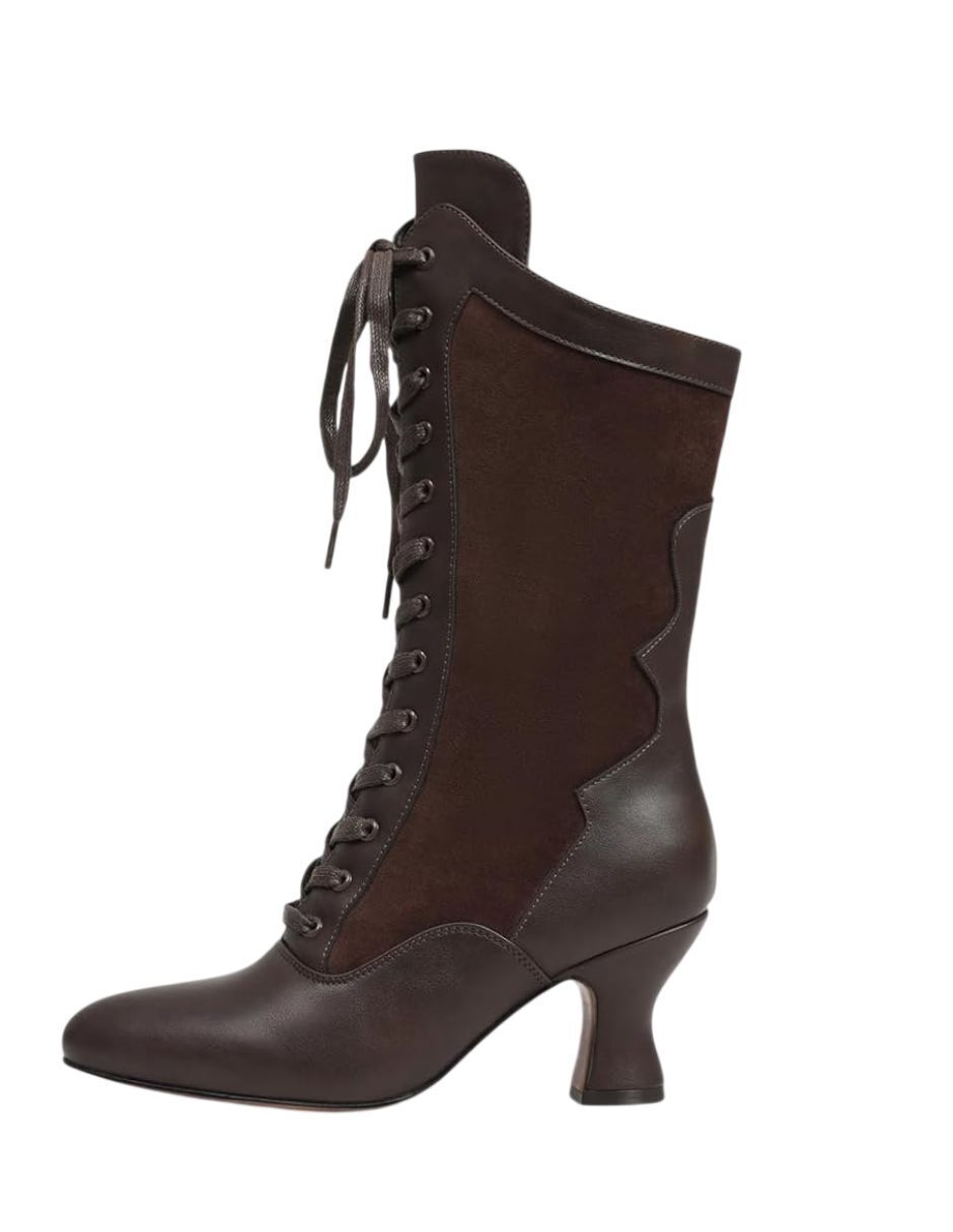 Bota media pierna para mujer