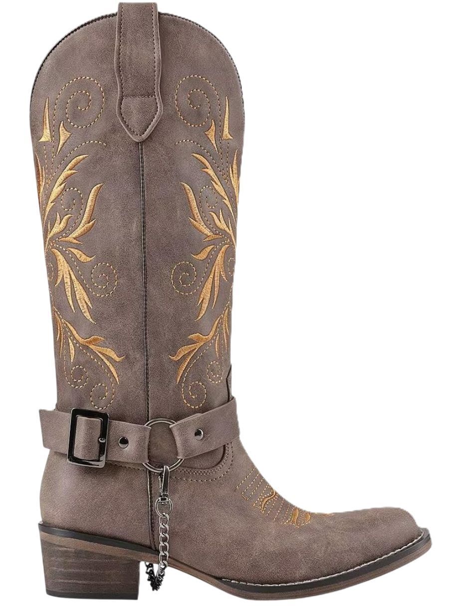 Bota media pierna para mujer 4