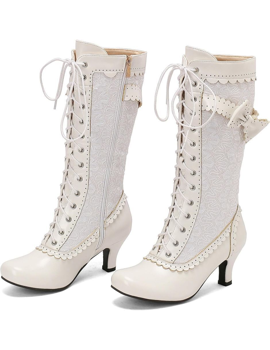 Bota media pierna para mujer 4