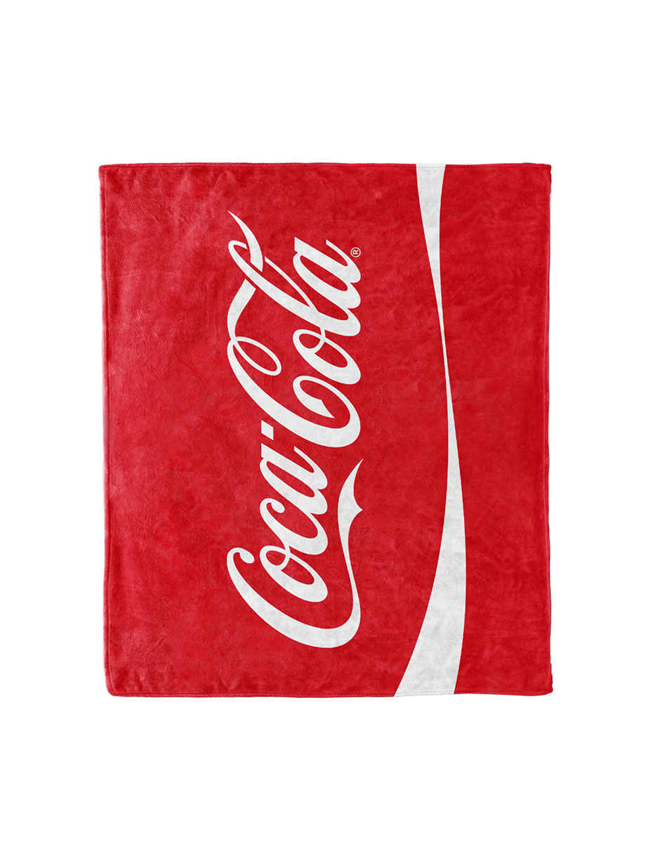 Cobertor Coca-Cola Frazada Red estampado Logo