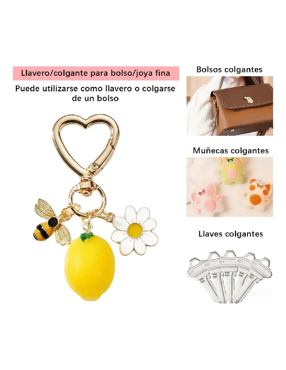 Llavero genérica frutal de resina