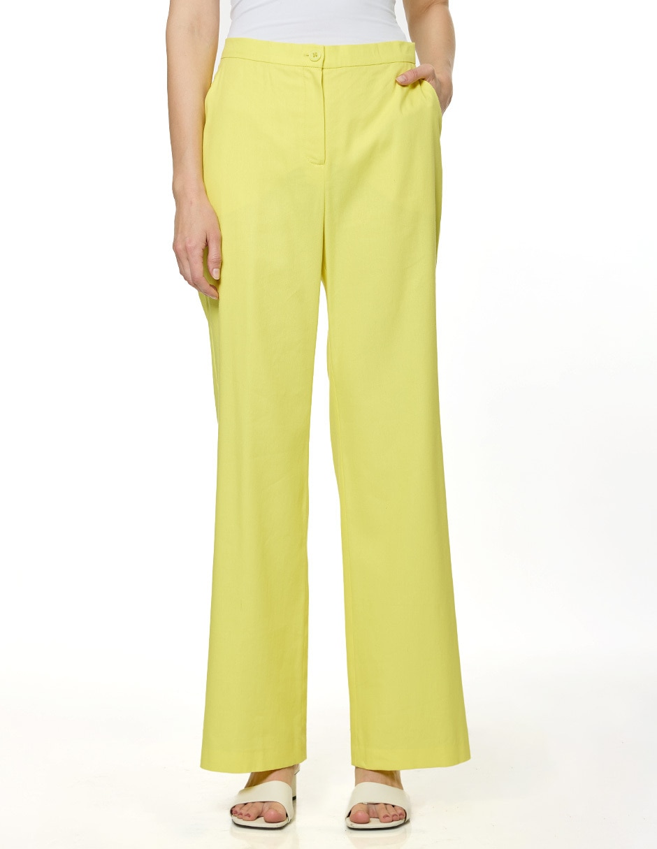 Pantalón de vestir regular para mujer