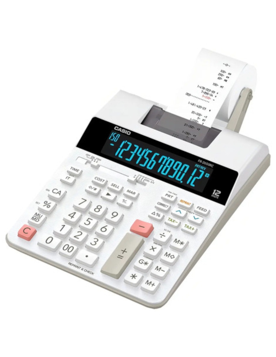 Calculadora de escritorio CASIO FR 2650RC