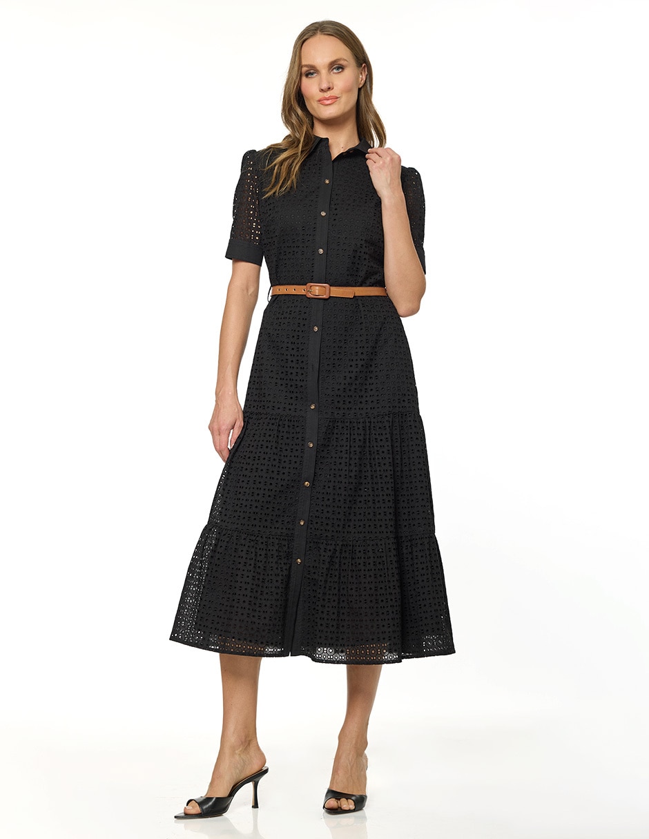 Vestido midi casual foley's foley's para mujer