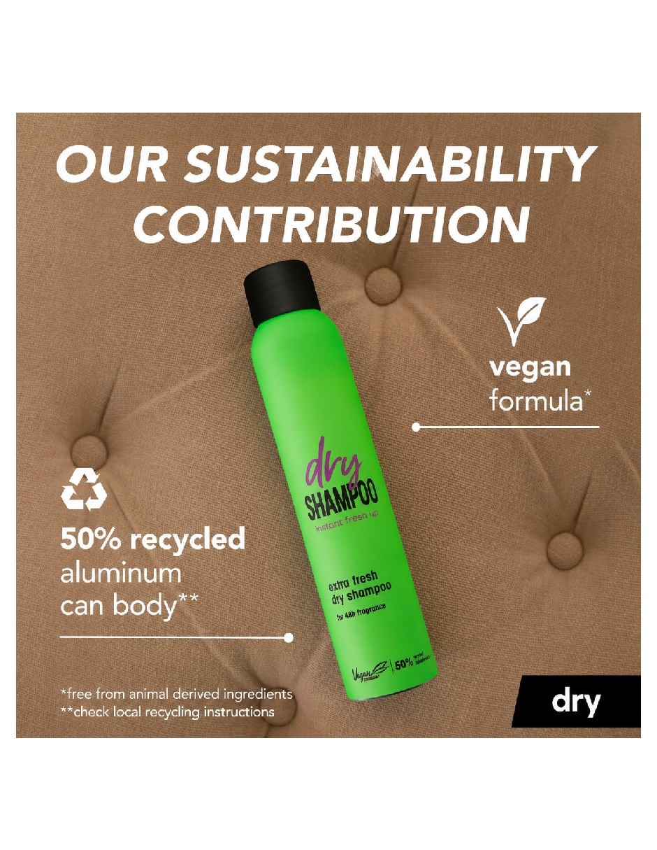 Shampoo en seco para cabello todo tipo shampoo en seco revitalizante 200 ml genérica