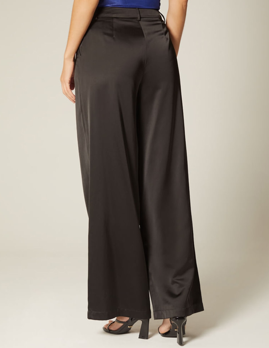 Pantalón de vestir studio f palazzo para mujer
