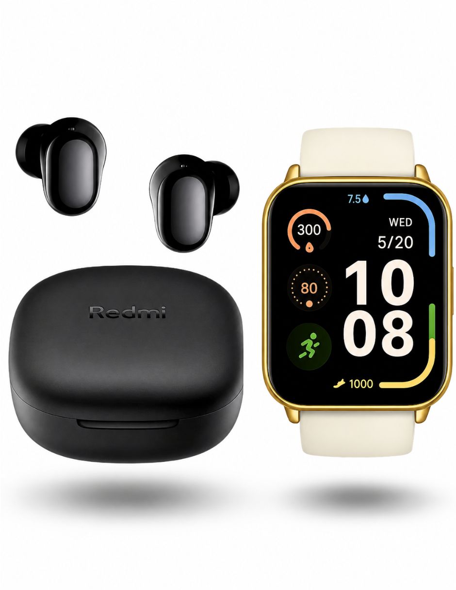 Audífonos true wireless redmi buds 6 play conexión inalámbrica con cancelación de ruido