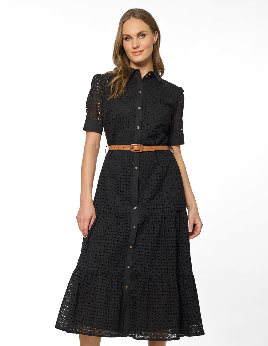 Vestido midi casual foley's foley's para mujer