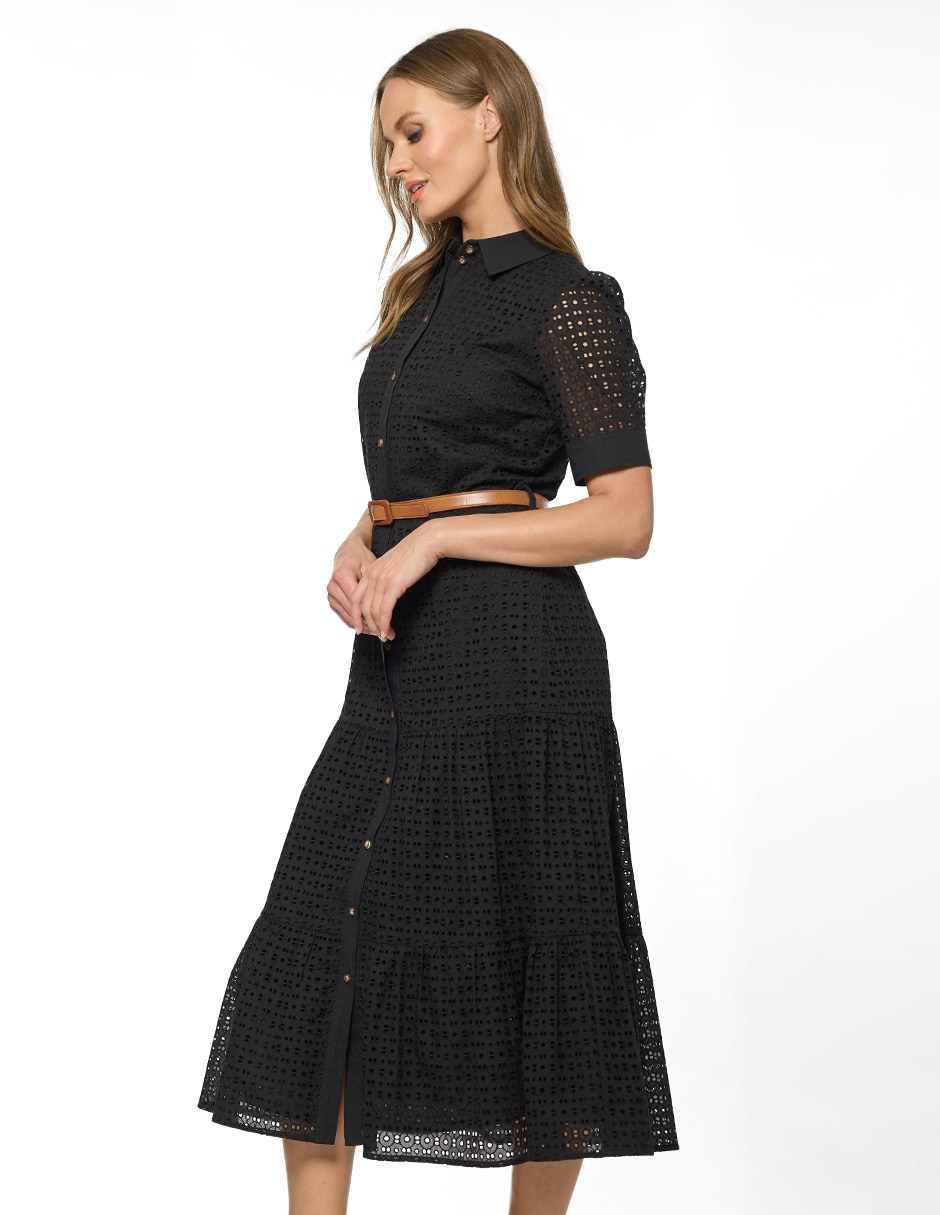 Vestido midi casual foley's foley's para mujer