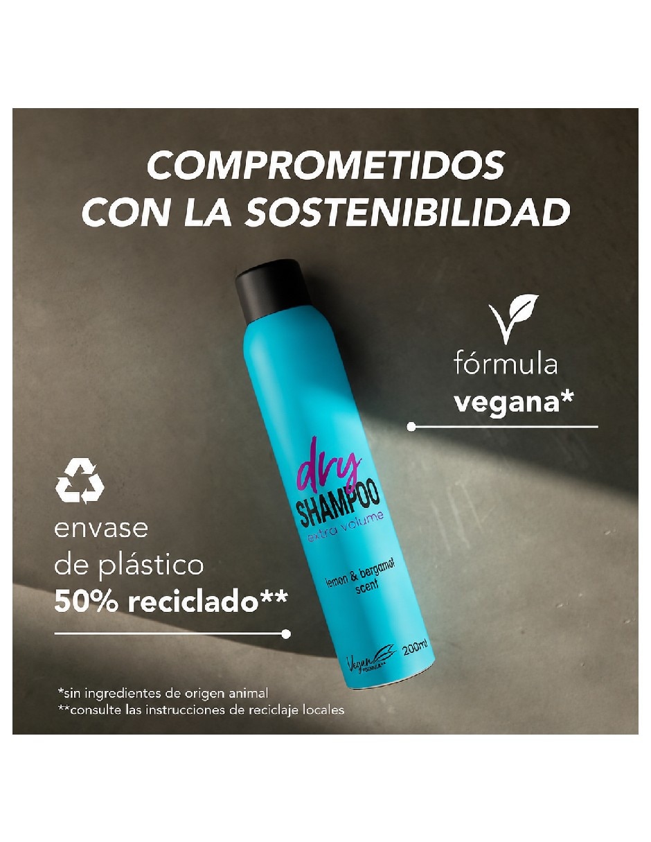 Shampoo en seco para cabello todo tipo shampoo en seco 200 ml genérica