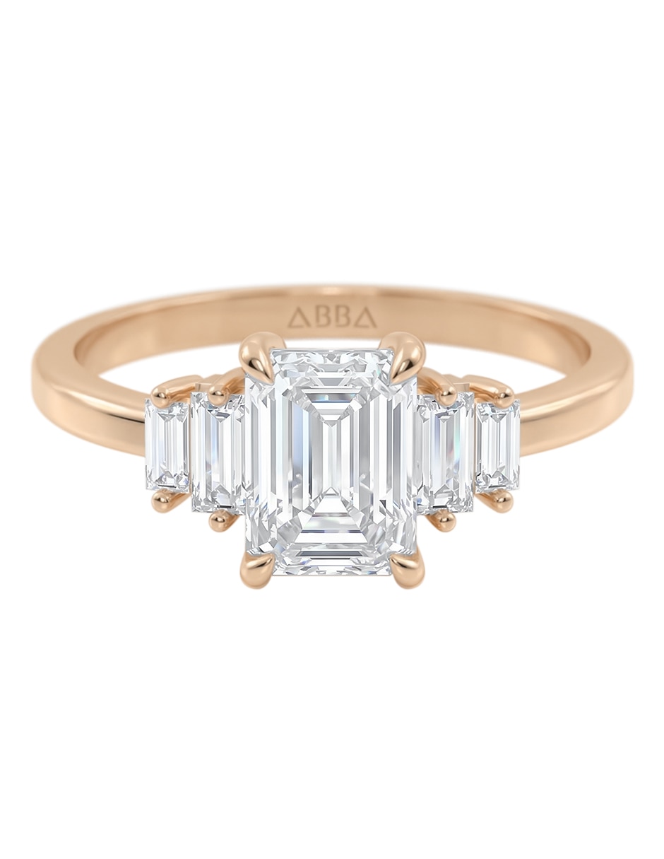 Anillo de compromiso de Oro 10 k Zirconia Anillo de compromiso de Oro 10 k Zirconia