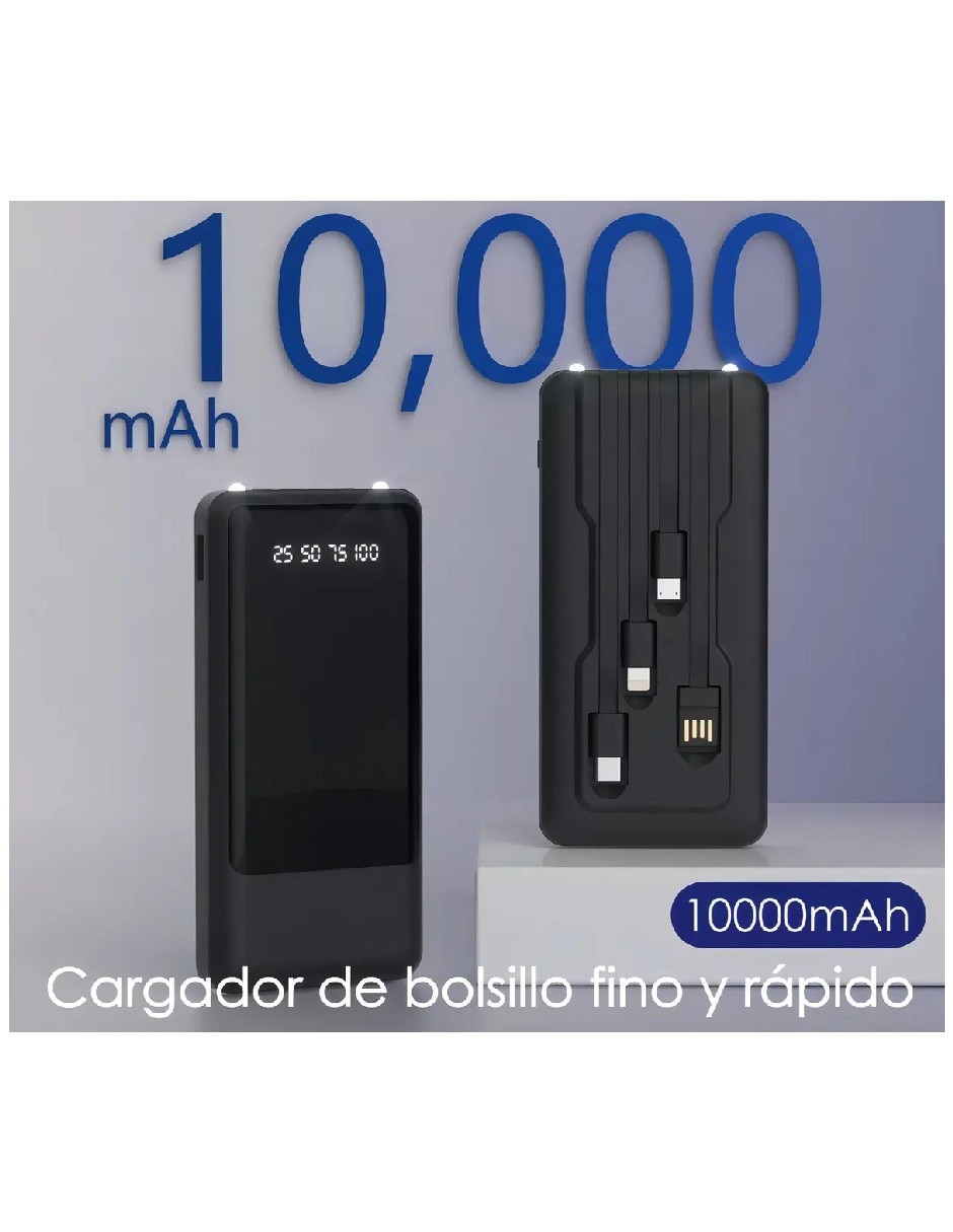 Batería portátil genérica 10000 mah 10867gu