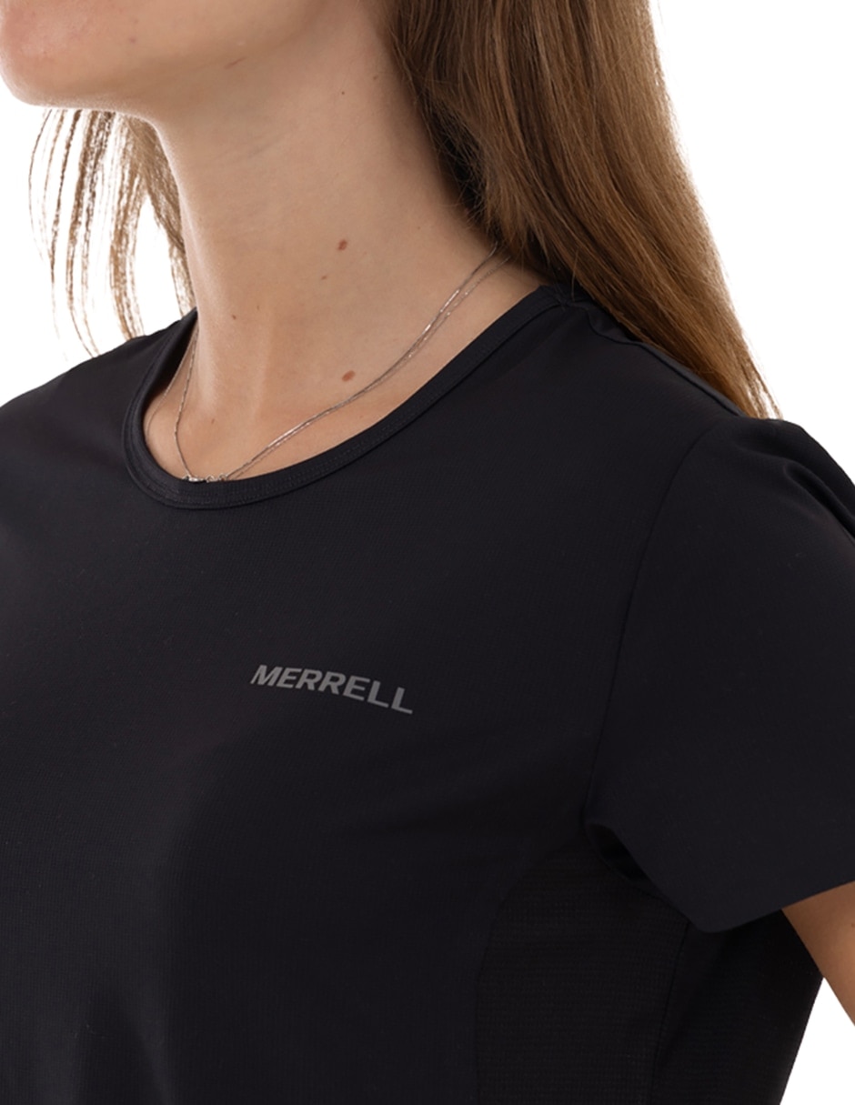 Playera deportiva para hiking merrell para mujer