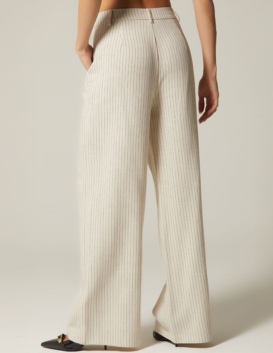 Pantalón de vestir studio f palazzo para mujer