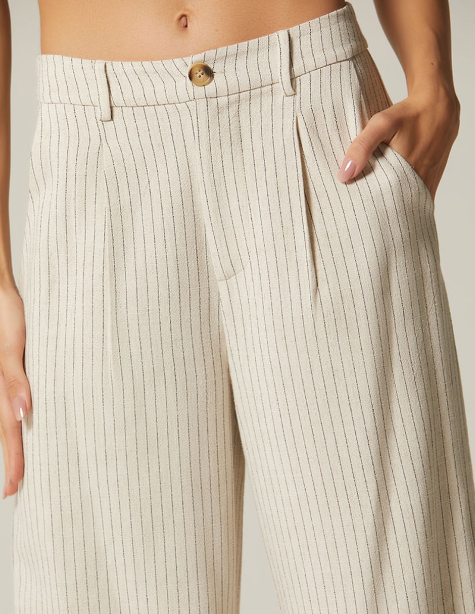 Pantalón de vestir studio f palazzo para mujer