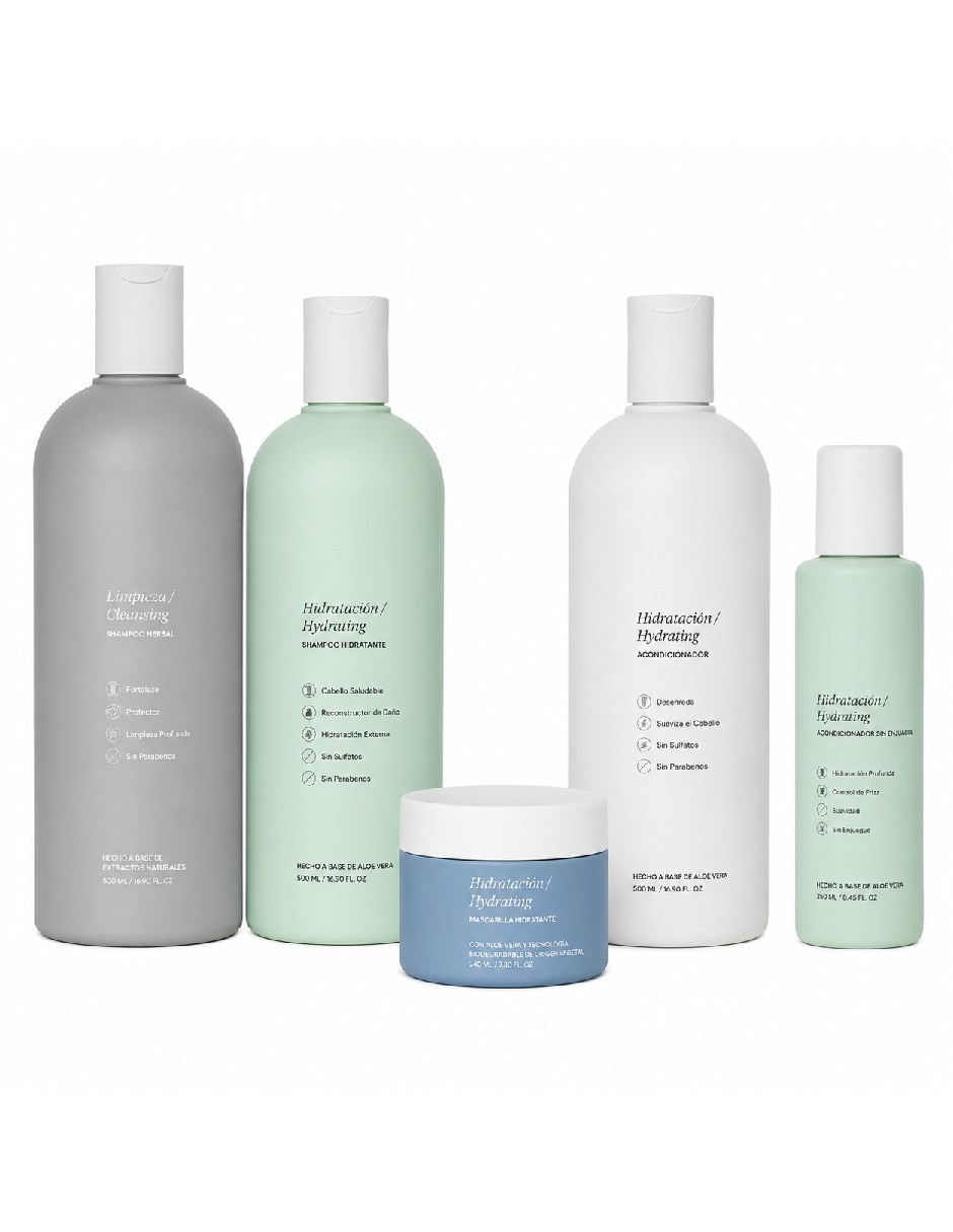 Set capilar tratamiento capilar kit de tratamiento capilar para cabello maltratado para todo tipo 5 piezas