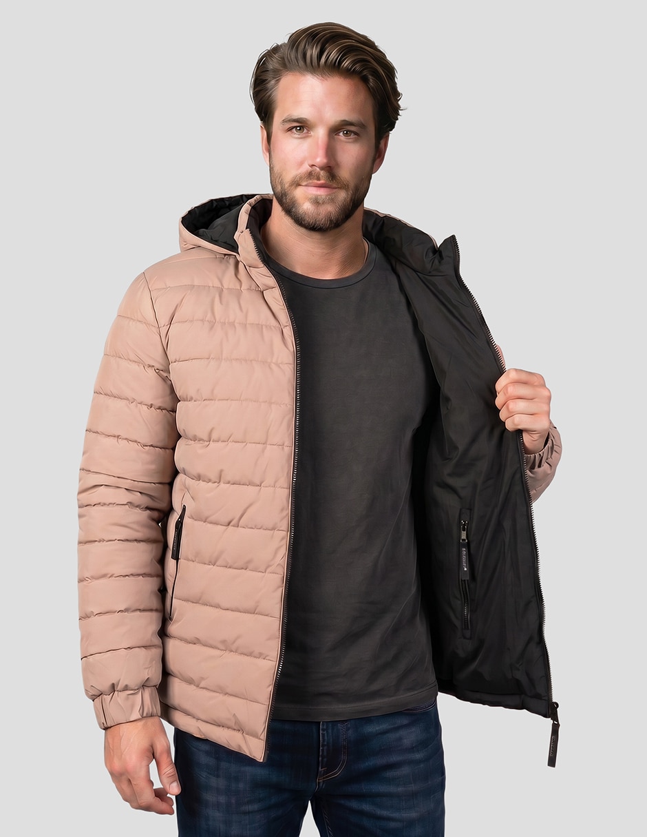 Chamarra casual greenlanderreversible para hombre