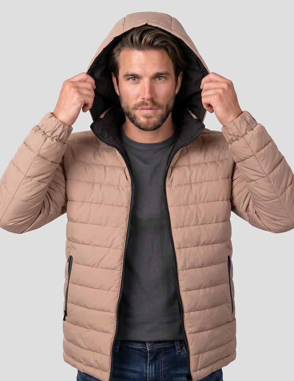 Chamarra casual greenlanderreversible para hombre