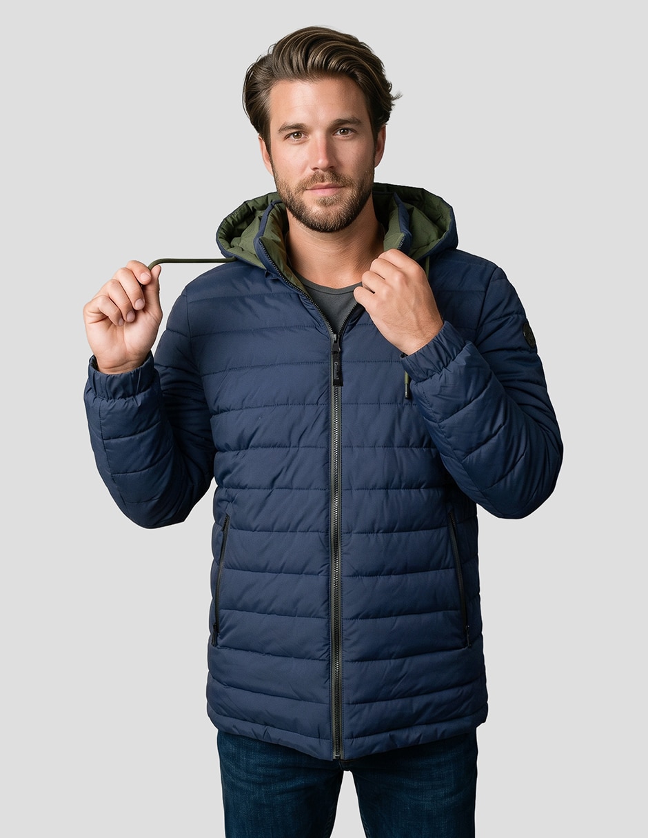 Chamarra casual greenlanderreversible para hombre Chamarra casual greenlanderreversible para hombre