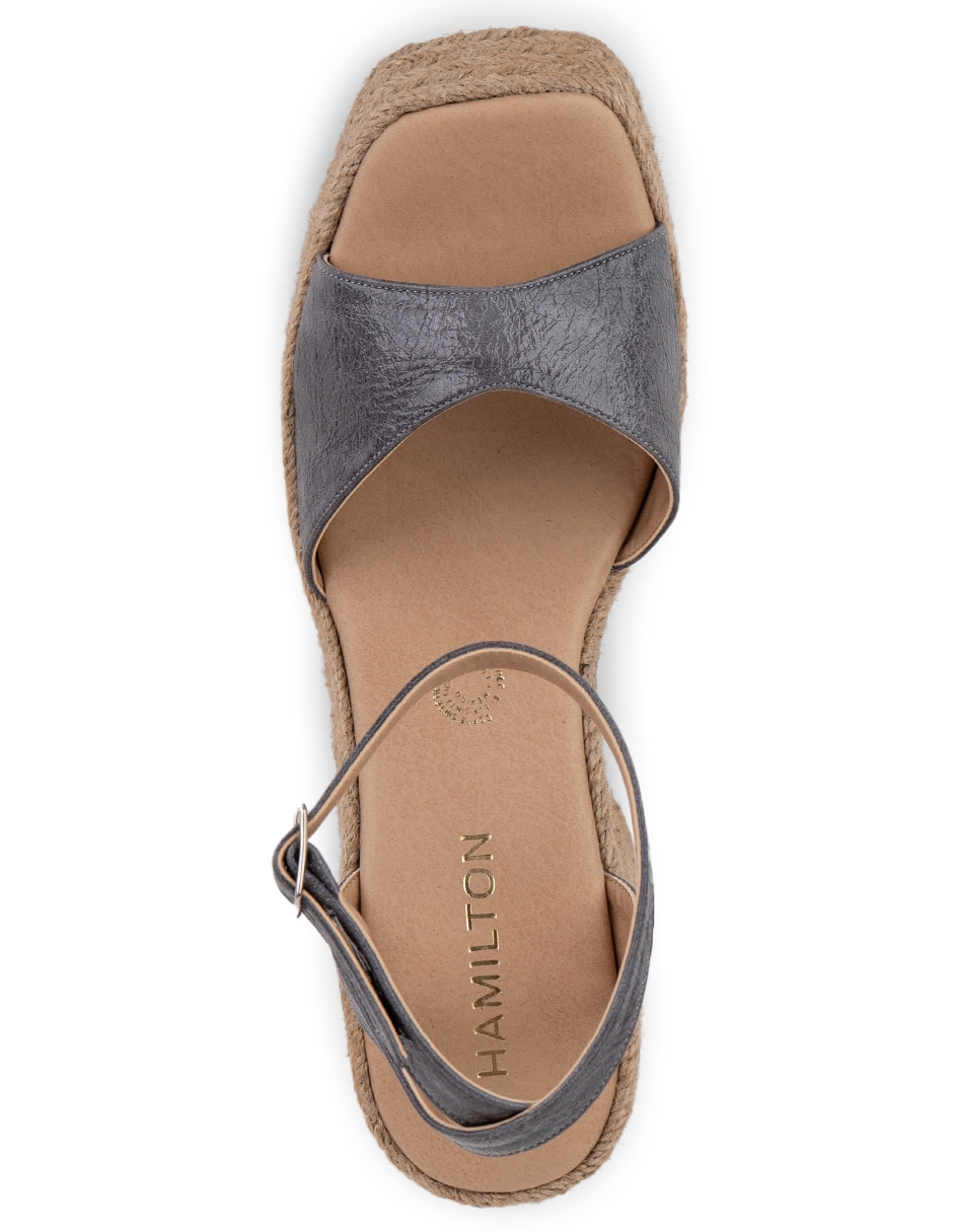 Alpargata para mujer hamilton footwear fiorella silver