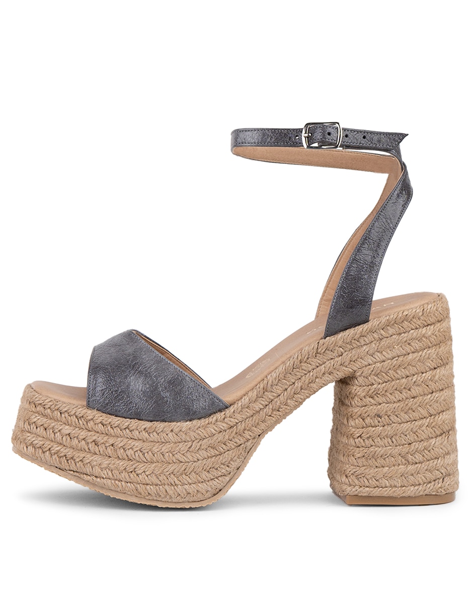 Alpargata para mujer fiorella silver