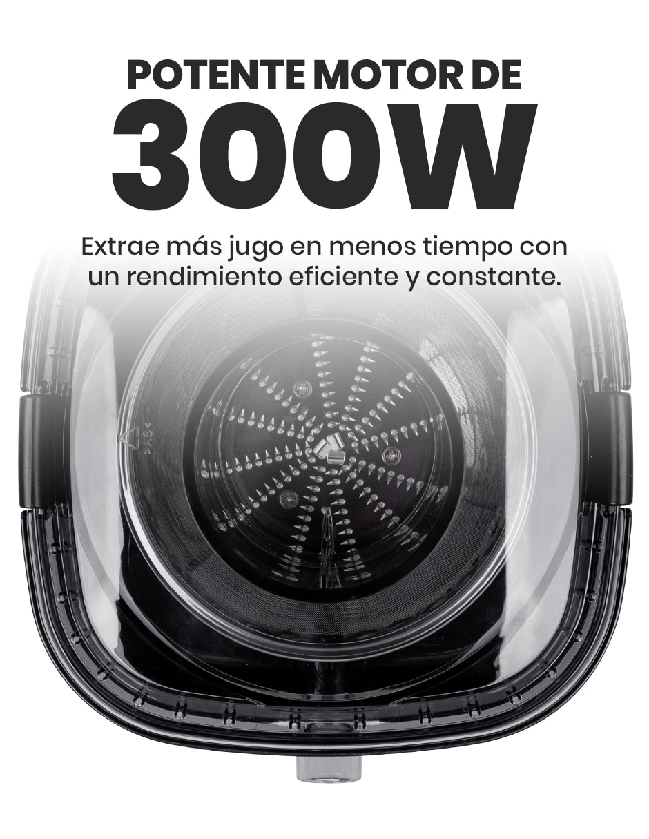 Extractor de jugo westinghouse 300 w