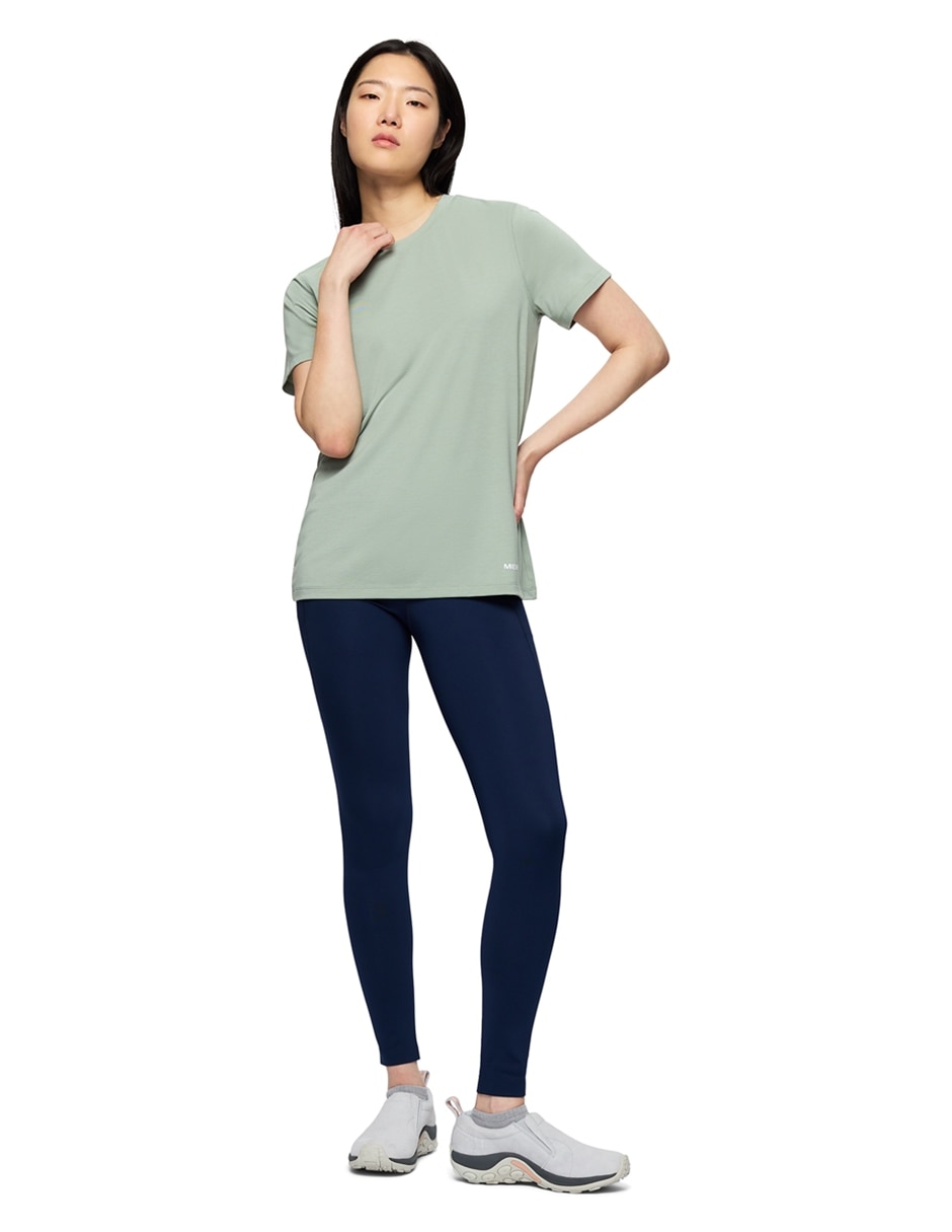 Playera deportiva para hiking merrell para mujer