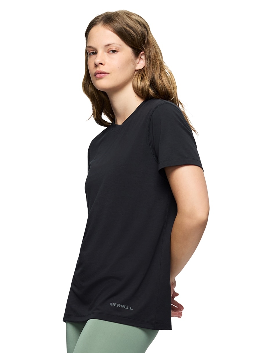 Playera deportiva para hiking de mujer 3