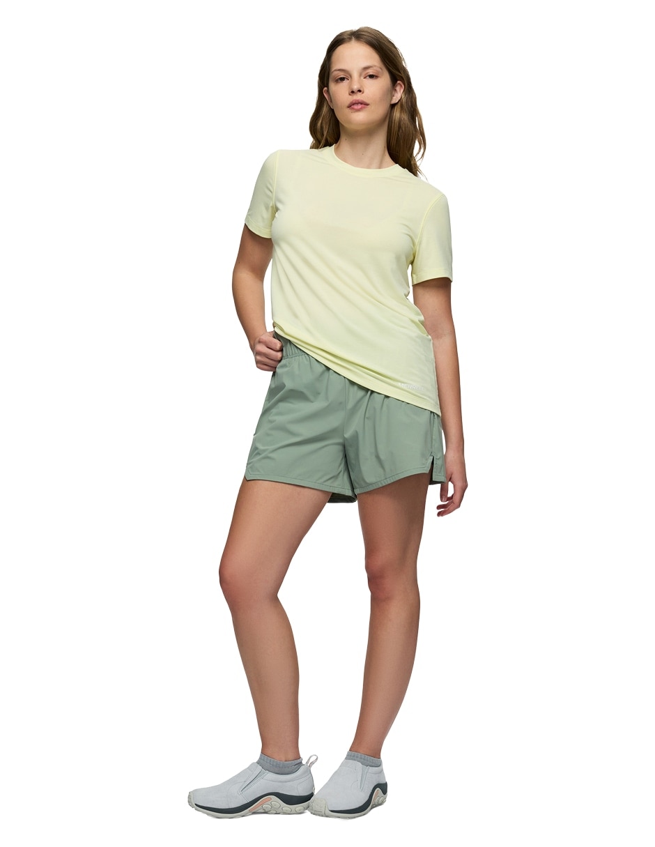 Playera deportiva para hiking merrell para mujer