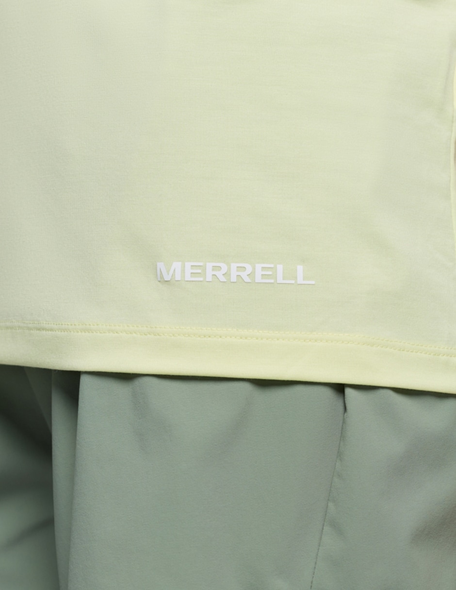 Playera deportiva para hiking merrell para mujer