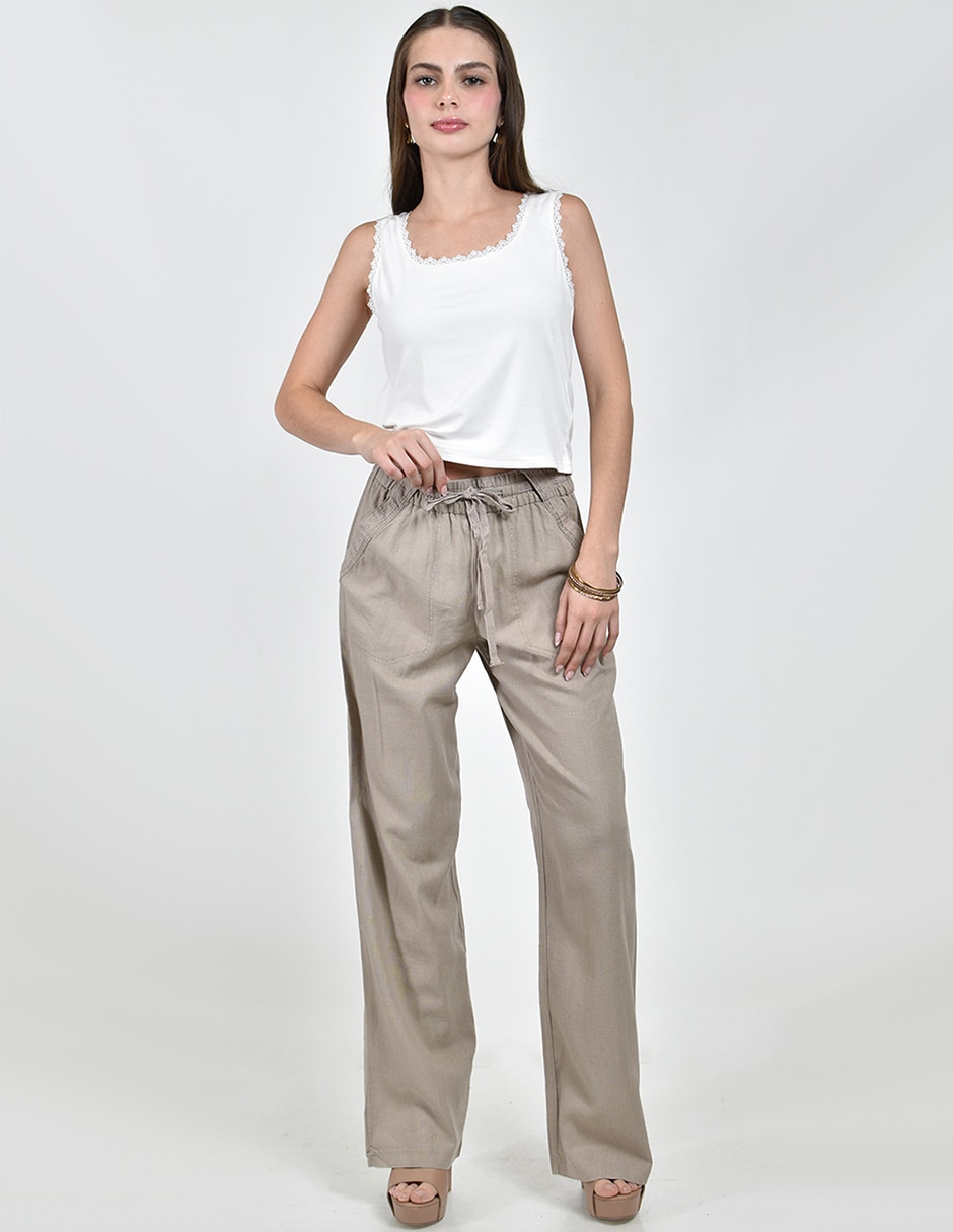 Pantalón recto para mujer 4