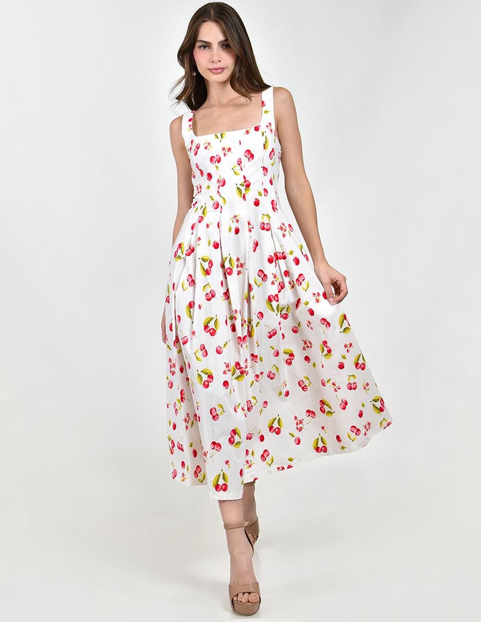Vestido midi casual para mujer 4