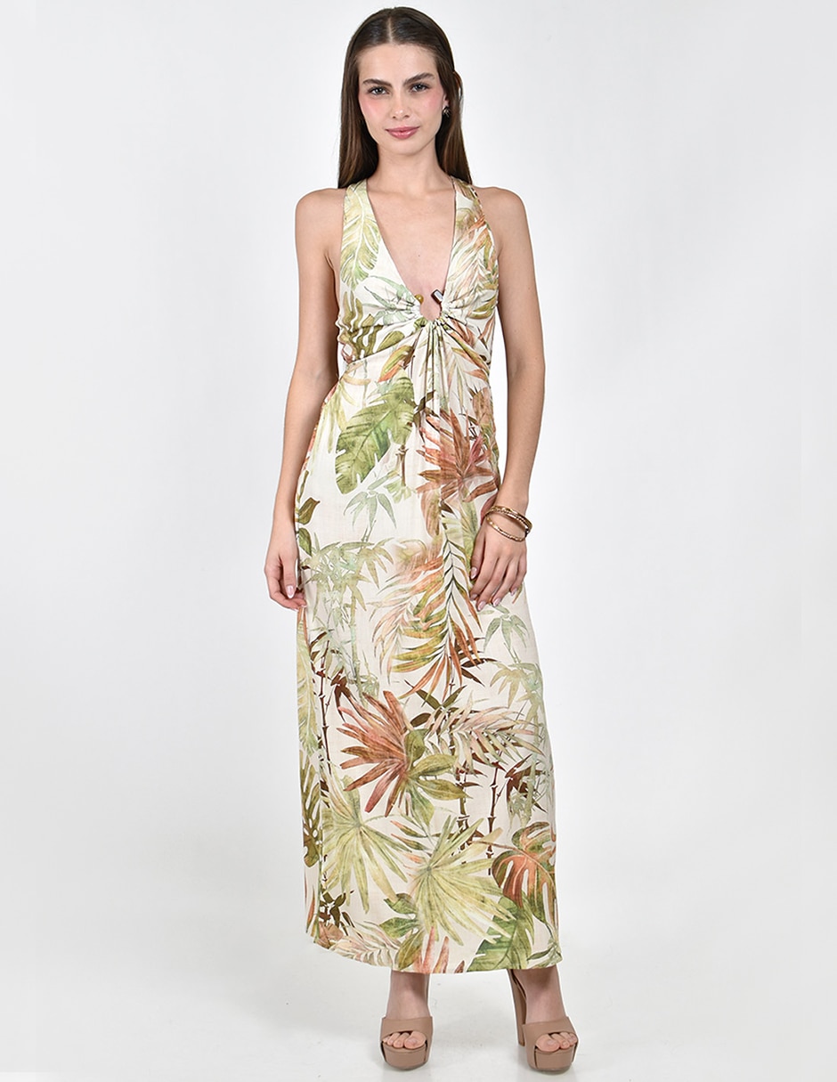 Vestido largo casual para mujer 4
