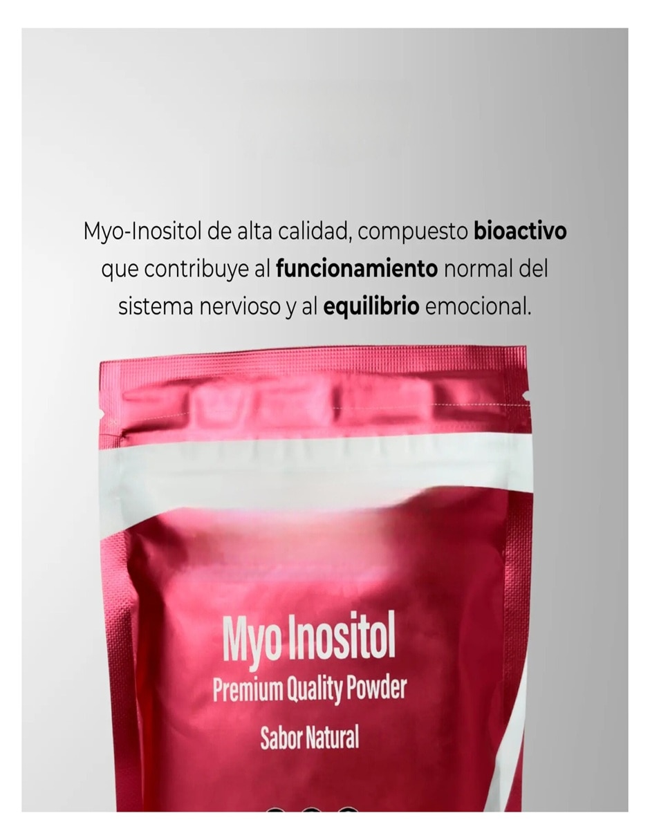 Suplemento alimenticio myo inositol lab con myo inositol