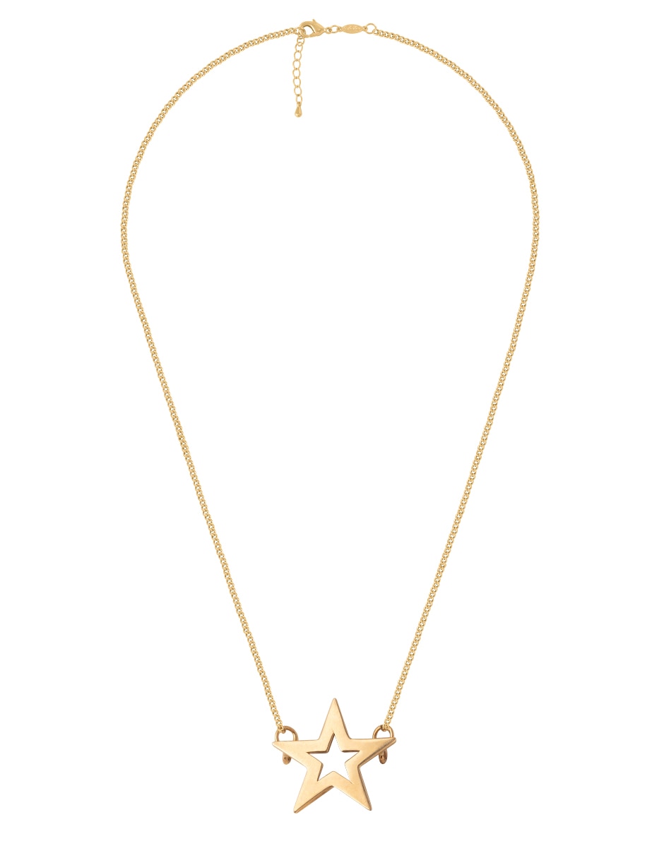 Collar estrella estrella unlimited by ob de oro amarillo 10 k