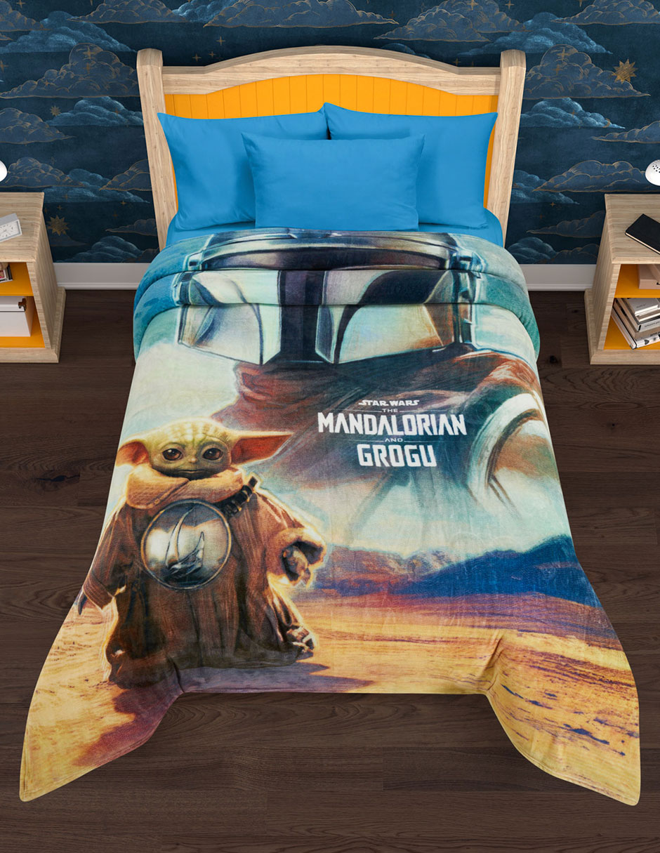 Cobertor Mandalorian y Grogu Serenity