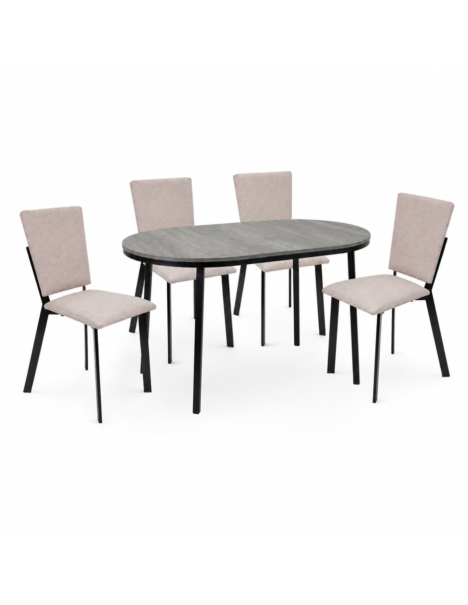 Comedor Camila+Luxen Sochic para 4 personas de MDF