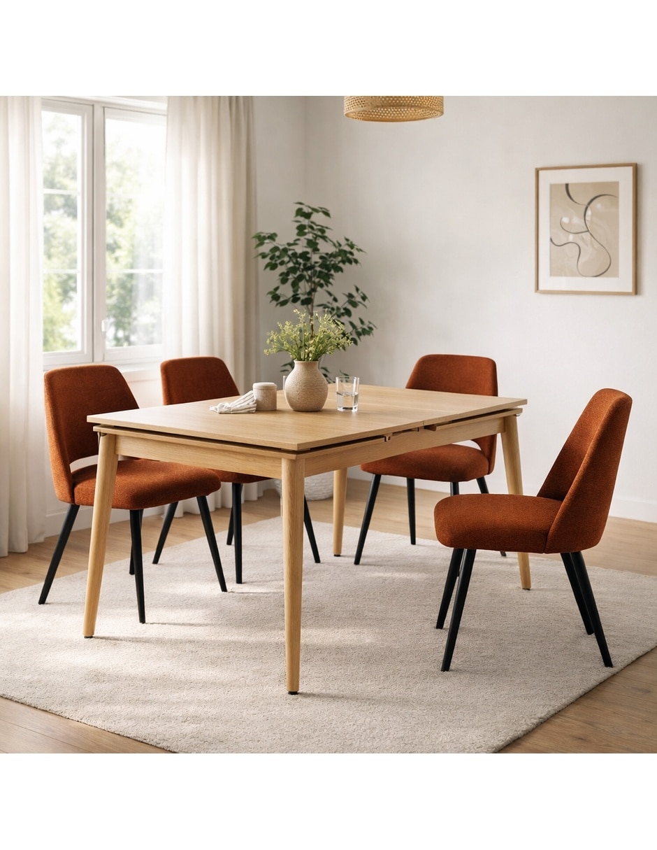 Comedor Adrianus + Rosalina Sochic para 4 personas